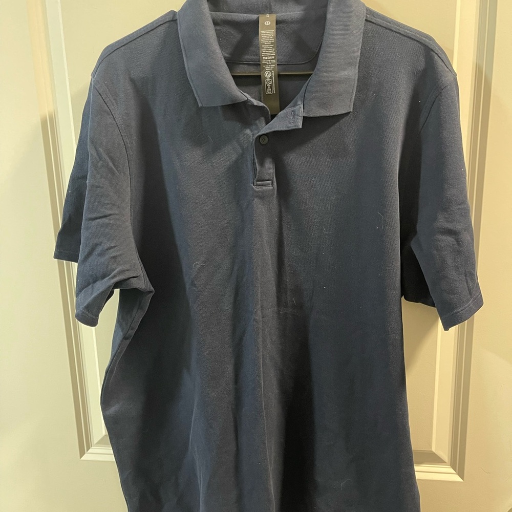 Lululemon Men's Navy Polo Shirt Size XL - Picture 4 of 5